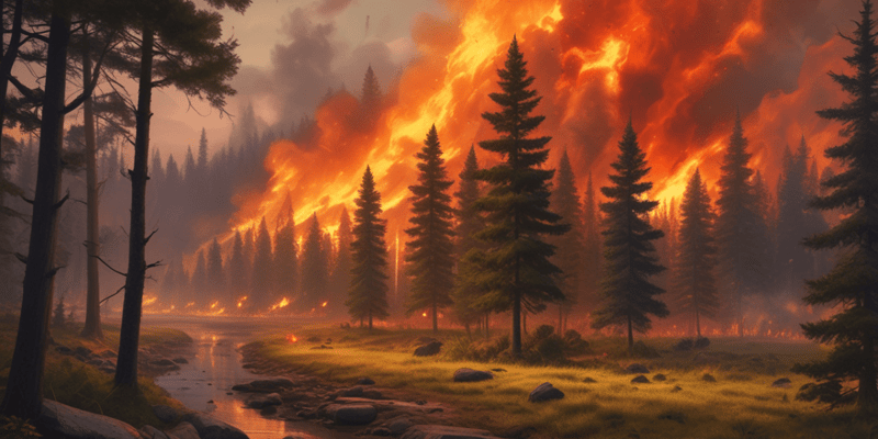 Transmisión del Calor en Incendios Forestales
