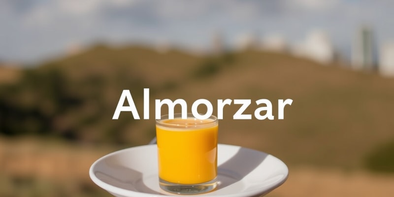 Conjugación de Almorzar