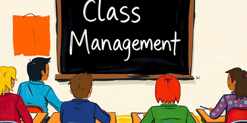 Class Management Techniques for Teachers