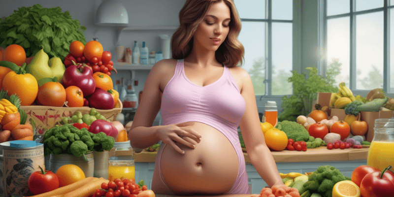 Pregnancy: Energy and Nutrient Requirements