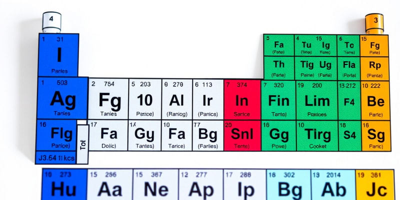 Classification of Substances Quiz