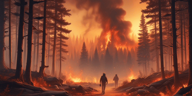 Medidas de Protección en Incendios Forestales
