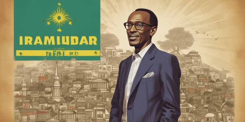 Rwandan President Paul Kagame's Election Campaign