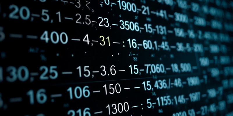 Arithmetic Sequences and Series