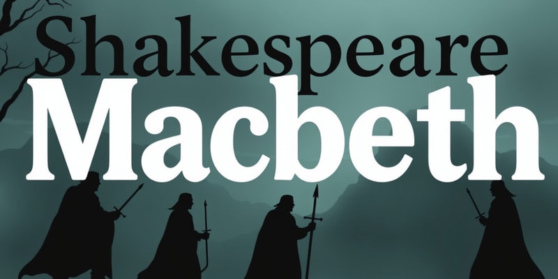 Macbeth Act 5 Quiz