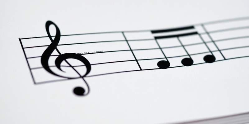 Music Theory: Staff Structure and Note Placement