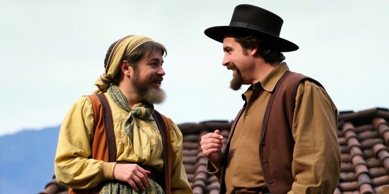 Fiddler on the Roof Character Interactions