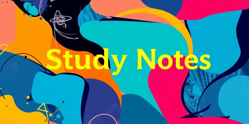 Study Notes Creation Guide