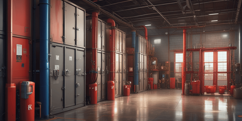 Industrial Storage and Fire Safety Quiz