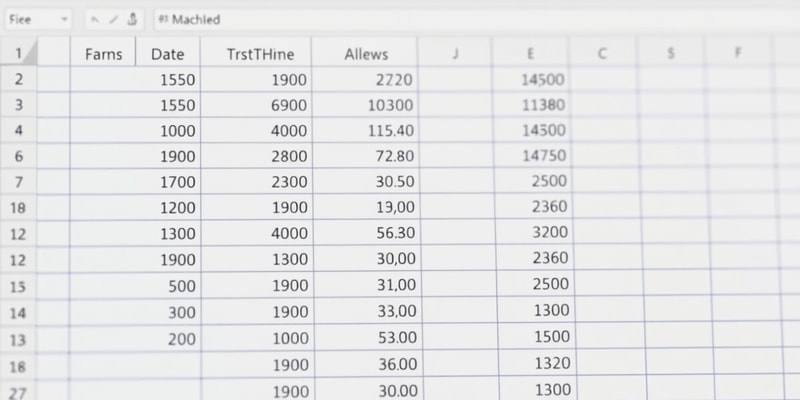 IBM Excel Data Fundamentals 1