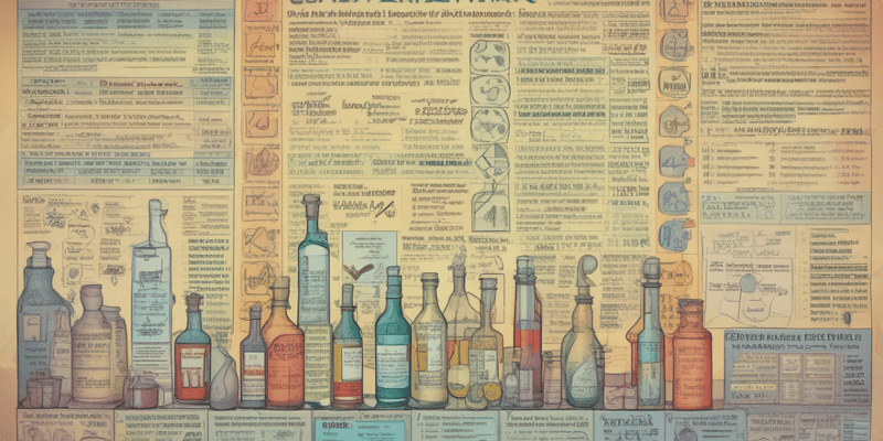 Controlled Substances Schedules Quiz