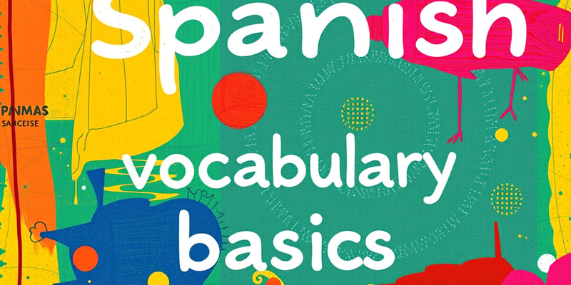 Basic Vocabulary and Grammar Quiz