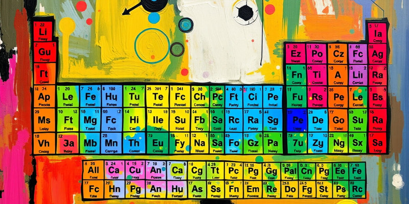 Periodic Table Groups and Charges Flashcards