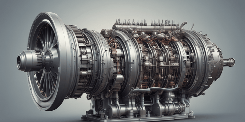 Power and Work Formulae in Gas Turbine Engine
