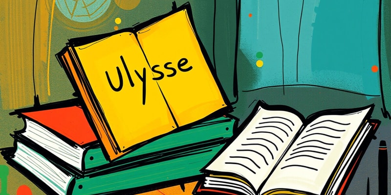 Ulysses Chapters 1-8 Flashcards