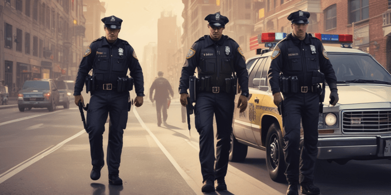 Policía y Actividades Públicas