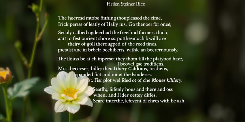 Another Chance by Helen Steiner Rice