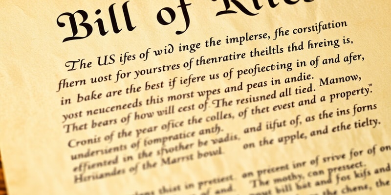 Bill of Rights: First Ten Amendments