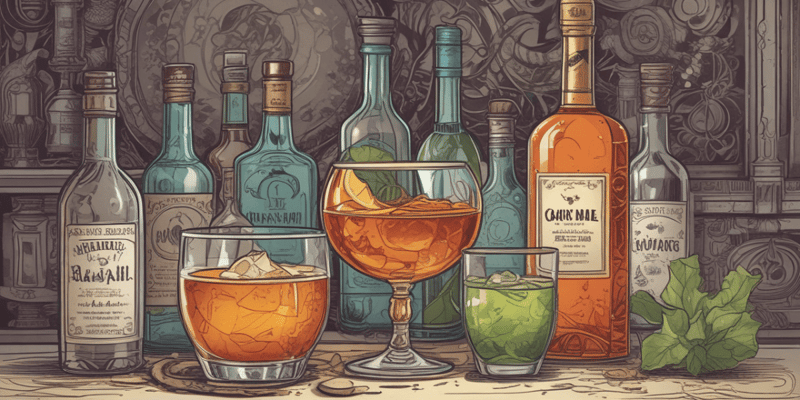 Alcoholic Beverages: Spirits and Liqueurs
