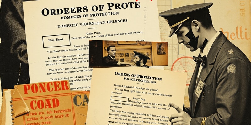 Orders of Protection - KCPD Protocols