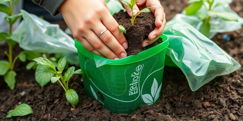 Recycling Plastic for Soil Improvement