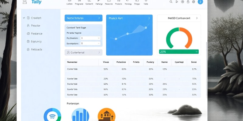 Tally Software User Interface Customization