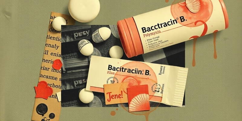 Topical Antibiotics: Bacitracin and Polymyxin B