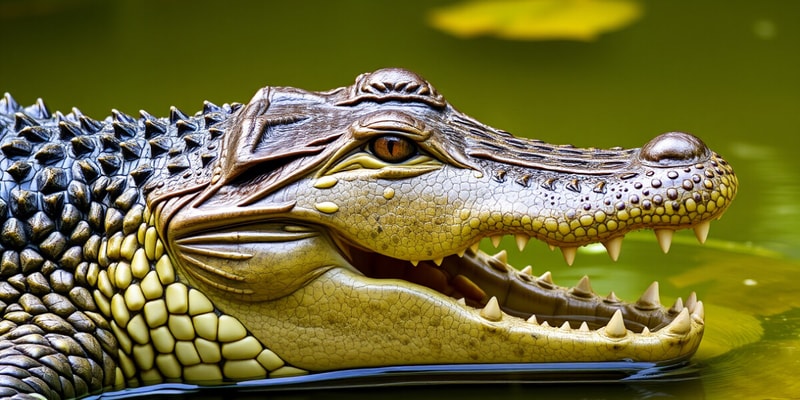 Crocodiles and Alligators Flashcards