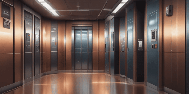 Tipos de ascensores por sistema de funcionamiento