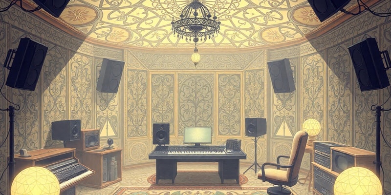 Audio Production Studio Environment