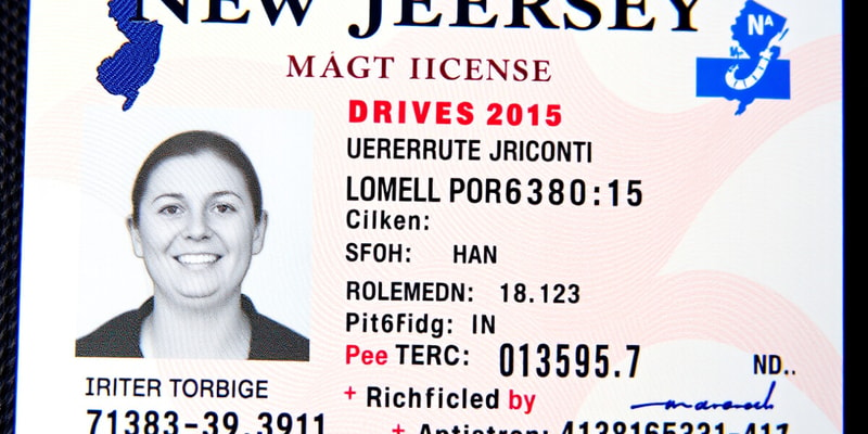 New Jersey Driver License Requirements