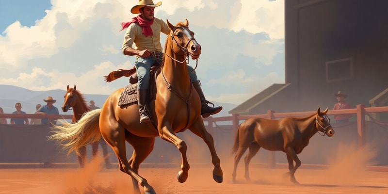 Rodeo Saddle and Roping Requirements Quiz