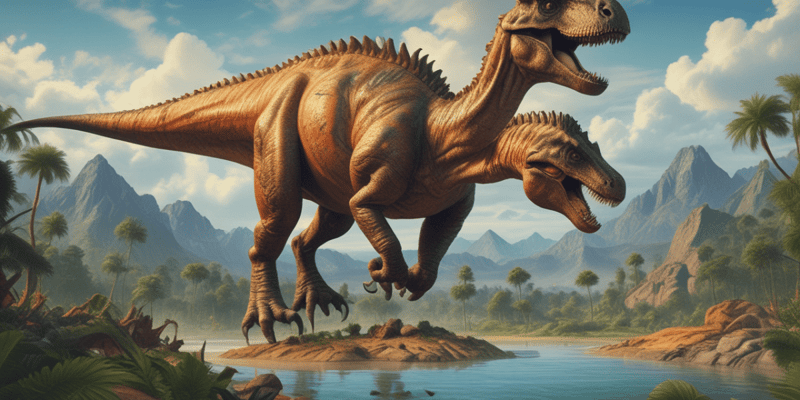 Dinosaur Age Timeline Quiz