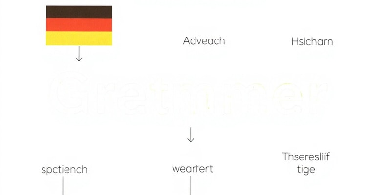 Wortarten im Deutschen