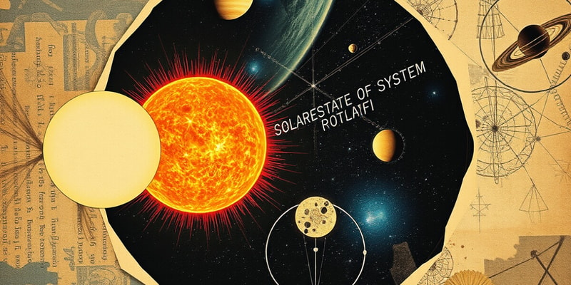 Formación y evolución del sistema solar