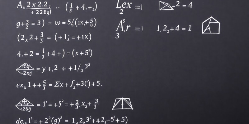 Key Branches of Mathematics