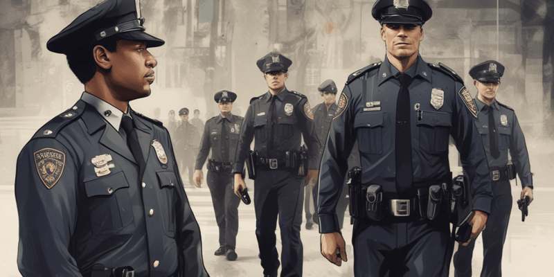 Leadership and Management in Police Departments