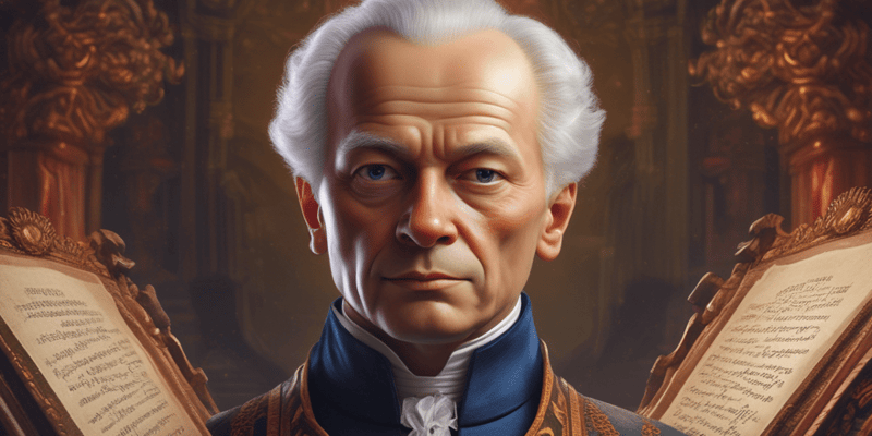 The Age of Enlightenment Philosophers: Immanuel Kant