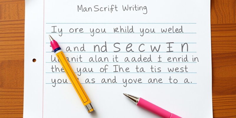 Writing Skills in Preschool Chapter 22 Review