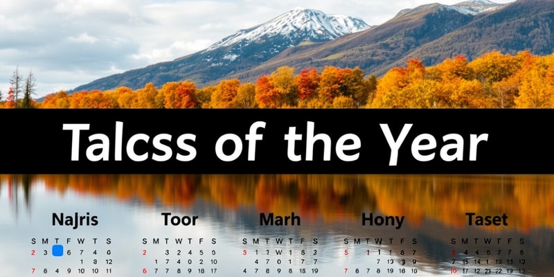 Months of the Year Quiz