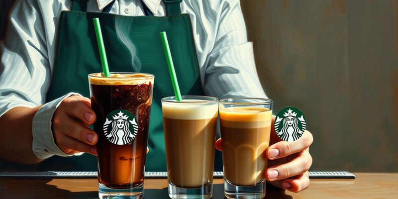 Starbucks Barista Training Flashcards