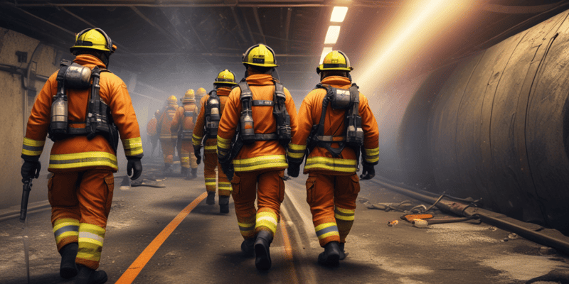 Firefighting in Tunnels: Solutions and Challenges