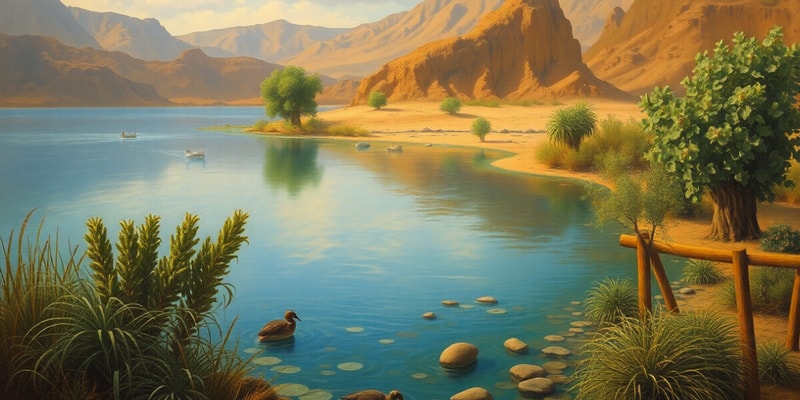 Aquatic and Desert Ecosystems Quiz