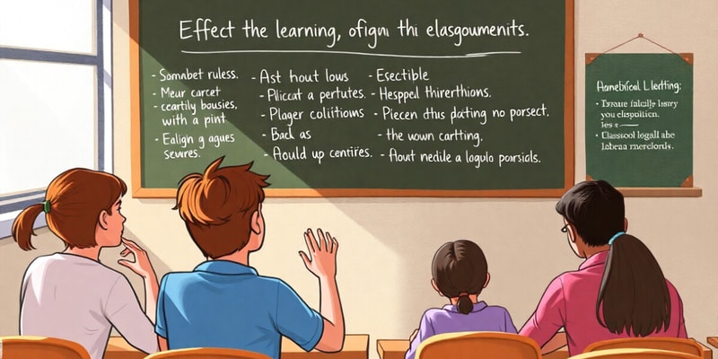 ASL Classroom Rules & Etiquette