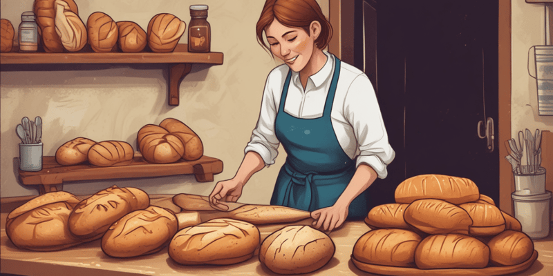 Forming an Oval Loaf in Bread Making