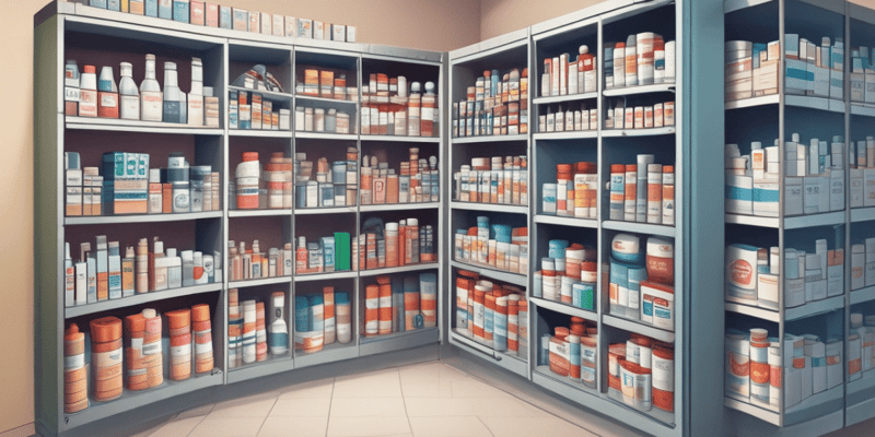 Medication Storage and Intake Procedure