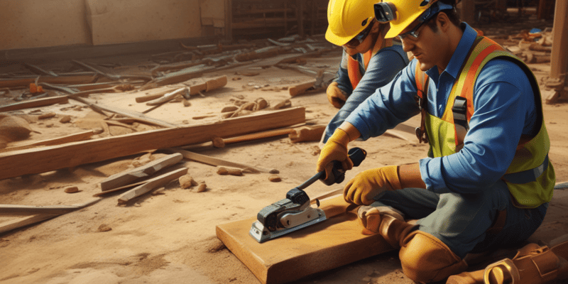 Tool Safety and Work Practices