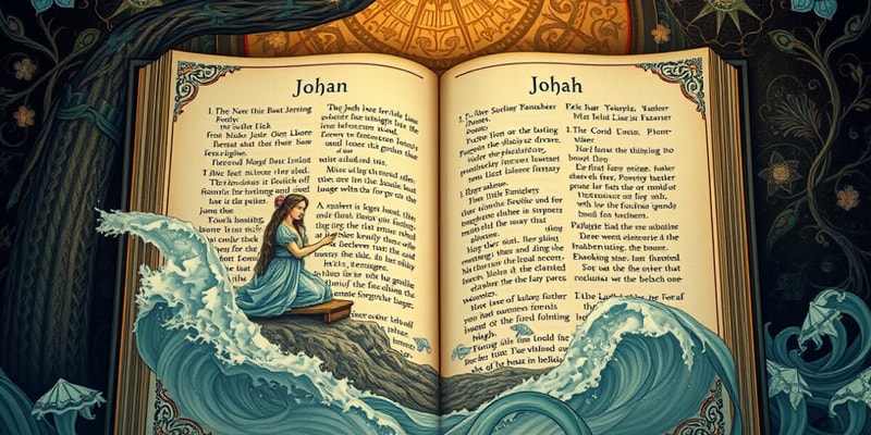 Jonah 1-4 Flashcards