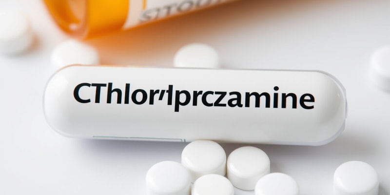 Chlorpromazine (Thorazine) Flashcards