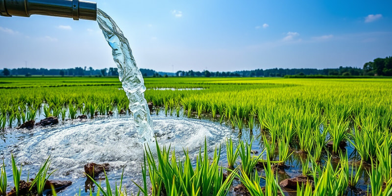 Off-Stream Water Uses in Agriculture and Industry